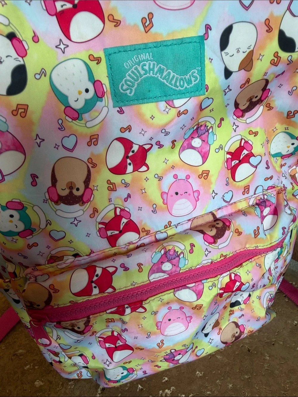 Squishmallows Full size Kids Backpack with trolly sleeve great for travel